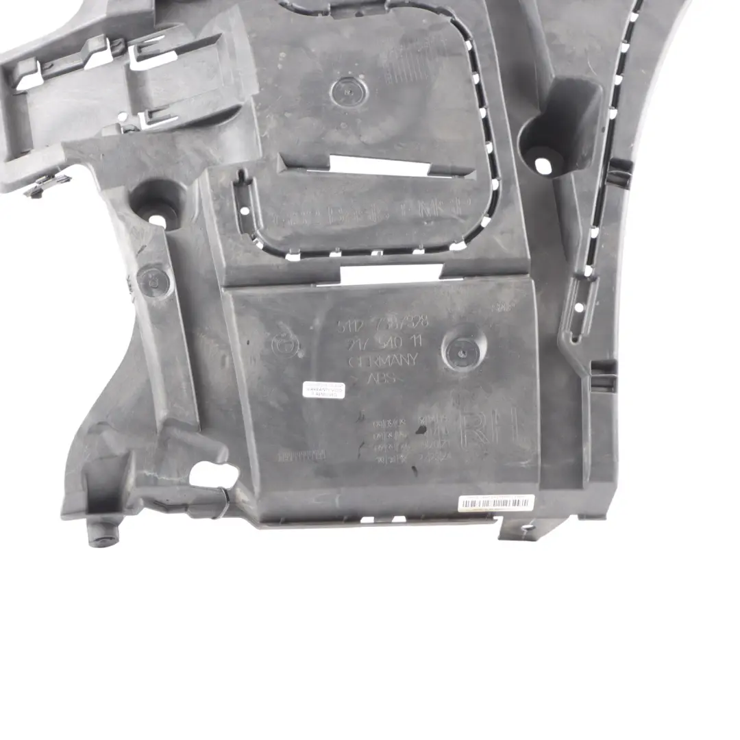 Bumper Mount Bracket Guide Support Right O/S to BMW G32 GT Rear with Part number 7387328 BMW G32 GT Rear Bumper Mount Bracket Guide Support Right O/S - SKU 7387328 - Part number 7387328