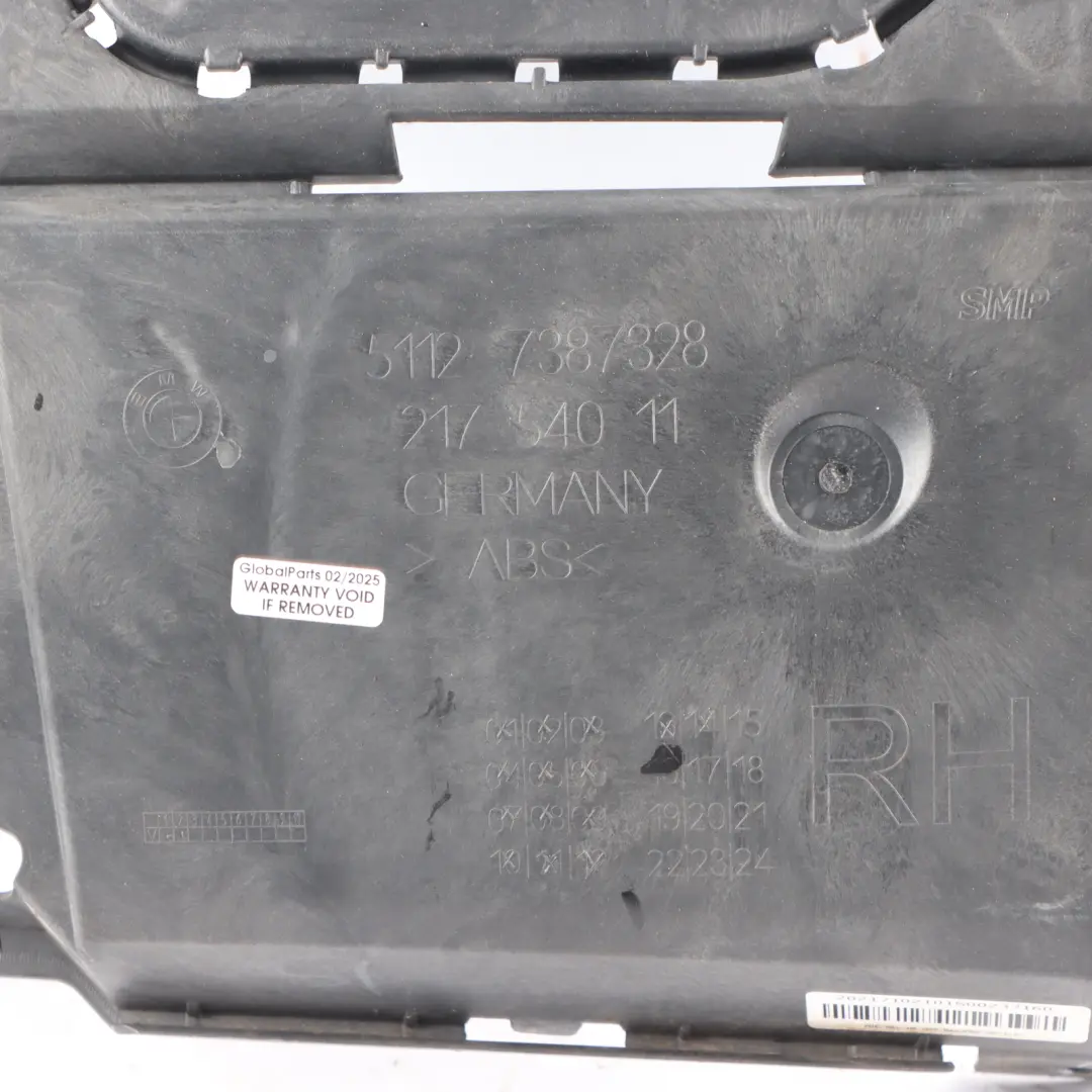 Bumper Mount Bracket Guide Support Right O/S to BMW G32 GT Rear with Part number 7387328 BMW G32 GT Rear Bumper Mount Bracket Guide Support Right O/S - SKU 7387328 - Part number 7387328