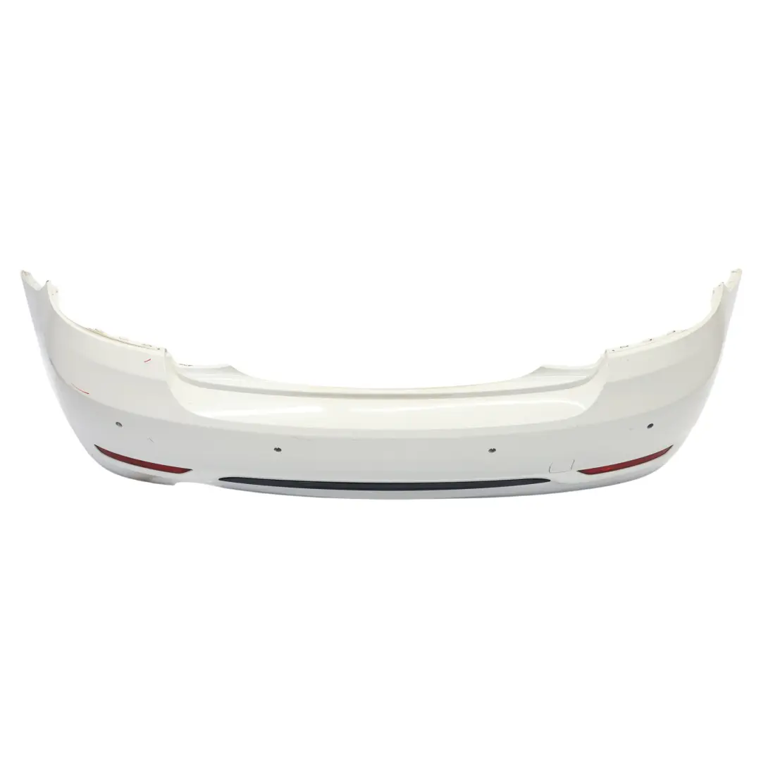 BMW F22 F23 Sport Line Rear Bumper Trim Panel Alpinweiss 3 - 300 - SKU 7390348-AW - Part number 7390348