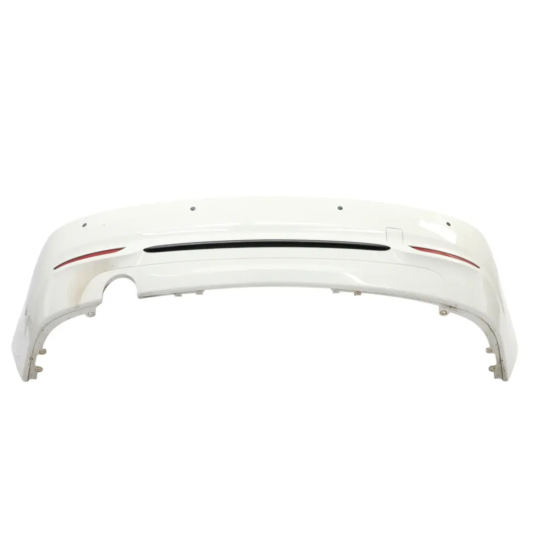 BMW F22 F23 Sport Line Rear Bumper Trim Panel Alpinweiss 3 - 300 - SKU 7390348-AW - Part number 7390348