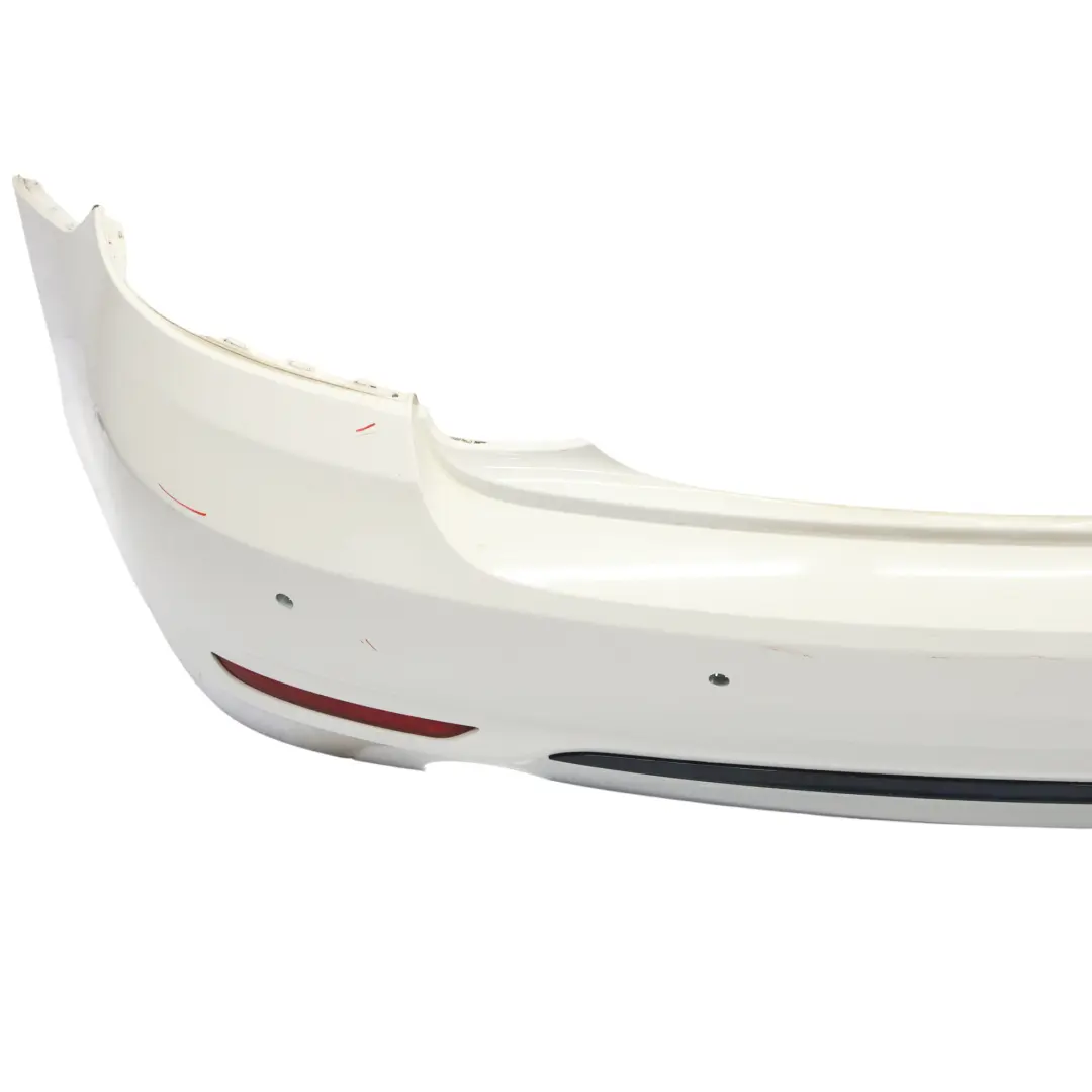 BMW F22 F23 Sport Line Rear Bumper Trim Panel Alpinweiss 3 - 300 - SKU 7390348-AW - Part number 7390348