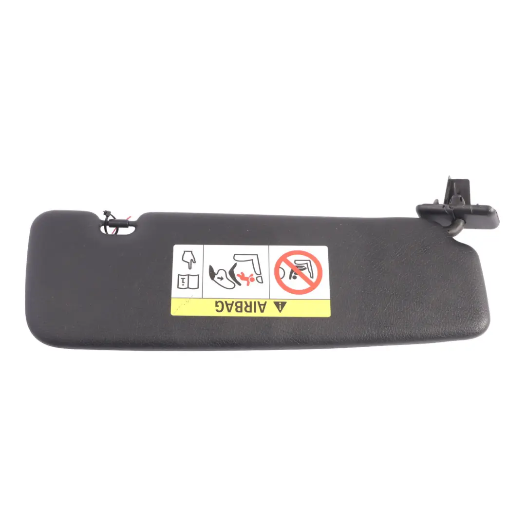 BMW F23 Sun Visor Mirror Panel Cover Trim Right O/S Passenger Side Black - SKU RHD-7391853 - Part number 7391853