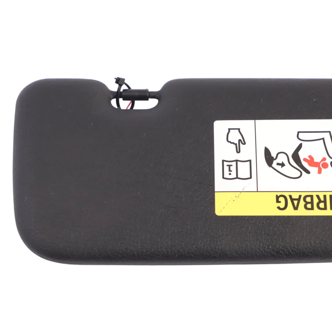 BMW F23 Sun Visor Mirror Panel Cover Trim Right O/S Passenger Side Black - SKU RHD-7391853 - Part number 7391853