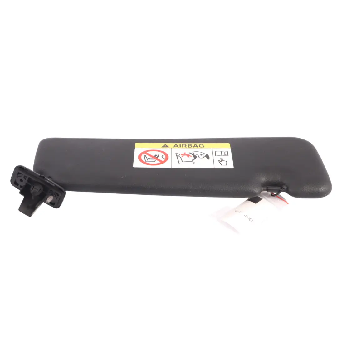 BMW F23 Sun Visor Mirror Panel Cover Trim Right O/S Passenger Side Black - SKU RHD-7391853 - Part number 7391853