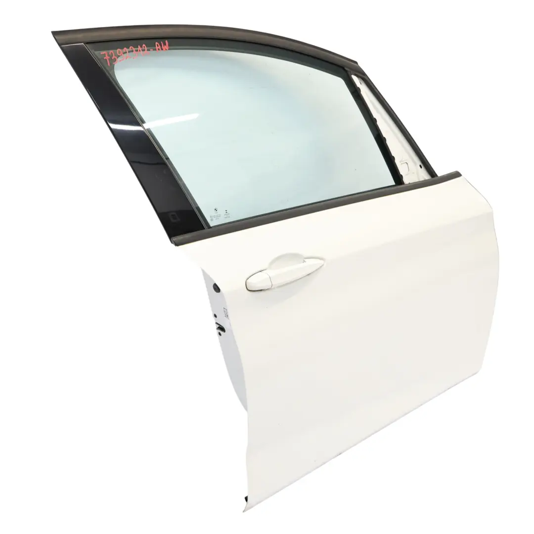 Door Front Right O/S Alpinweiss 3 Alpine White - 300 to BMW F46 Gran Tourer with Part number 7392312 BMW F46 Gran Tourer Door Front Right O/S Alpinweiss 3 Alpine White - 300 - SKU 7392312-AW - Part number 7392312