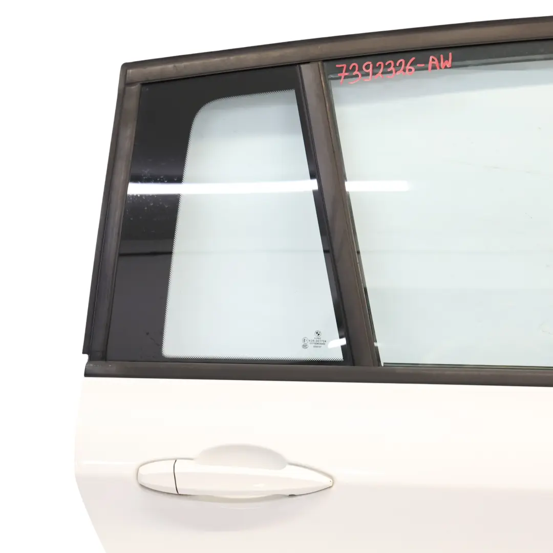 BMW F46 Gran Tourer Door Rear Right O/S Alpinweiss 3 Alpine White - 300 - SKU 7392326-AW - Part number 7392326