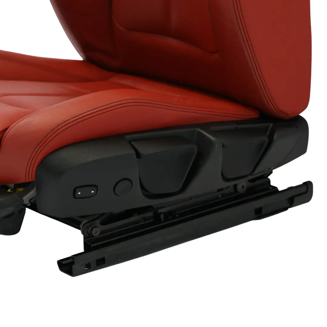 BMW F32 Sedile Anteriore Sinistro Sport Riscaldato Pelle Dakota Koral Rosso Nero - SKU 7392471-4 - Numero di parte 7392471