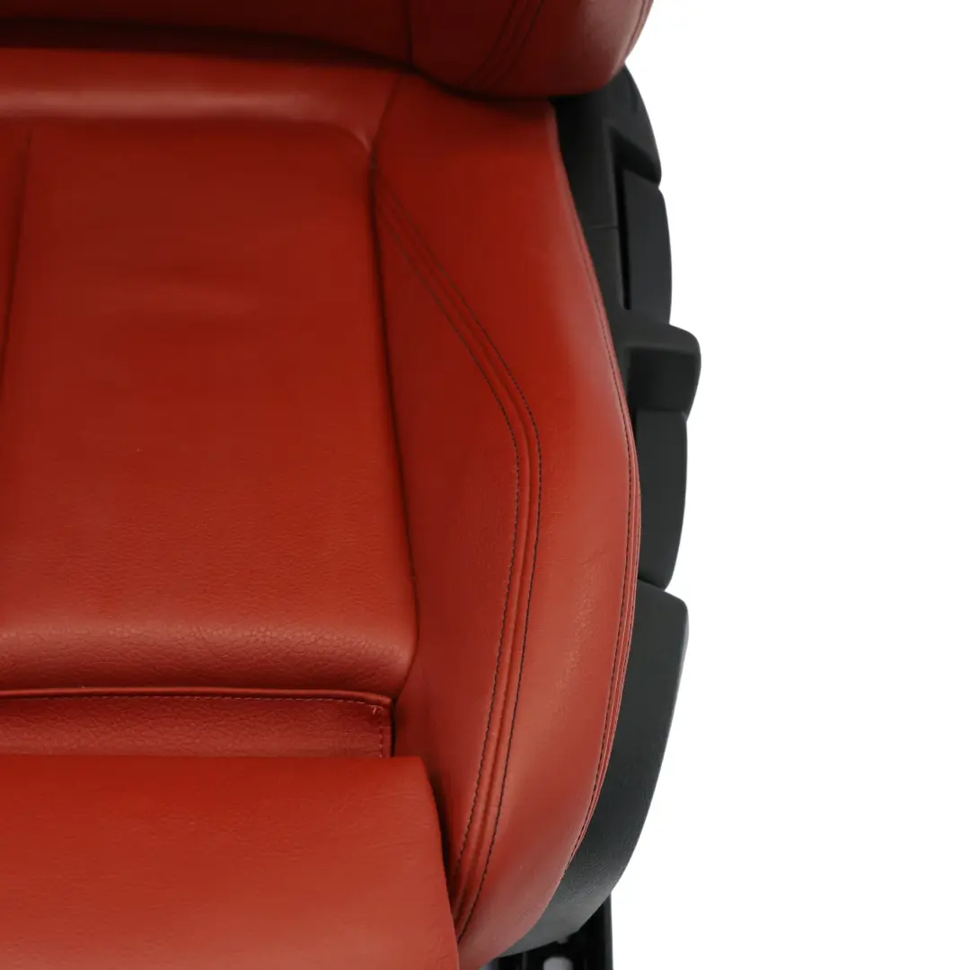 BMW F32 Sedile Anteriore Sinistro Sport Riscaldato Pelle Dakota Koral Rosso Nero - SKU 7392471-4 - Numero di parte 7392471