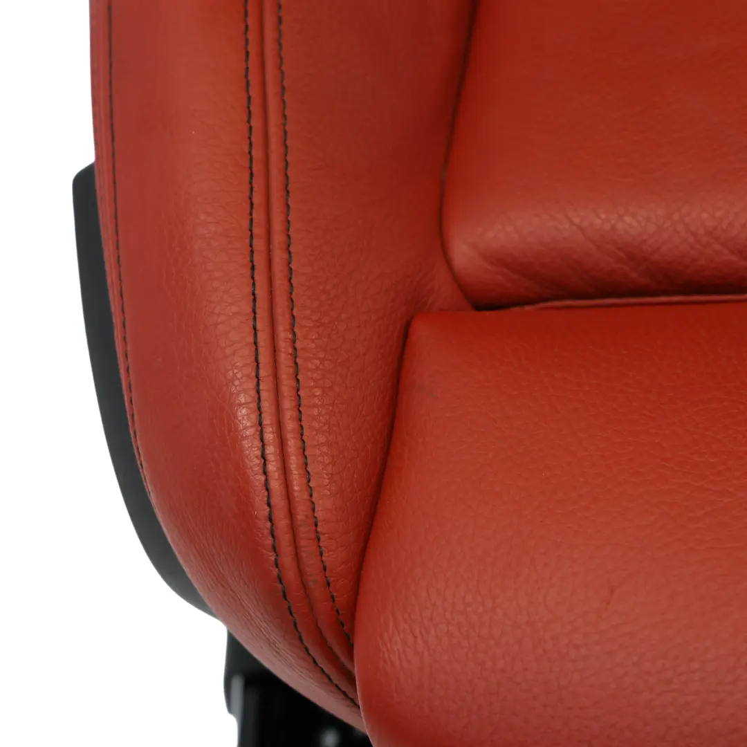 BMW F32 Asiento Delantero Derecho Sport Calefaccionado Cuero Acento Rojo Negro - SKU 7392472-6 - Número de pieza 7392472