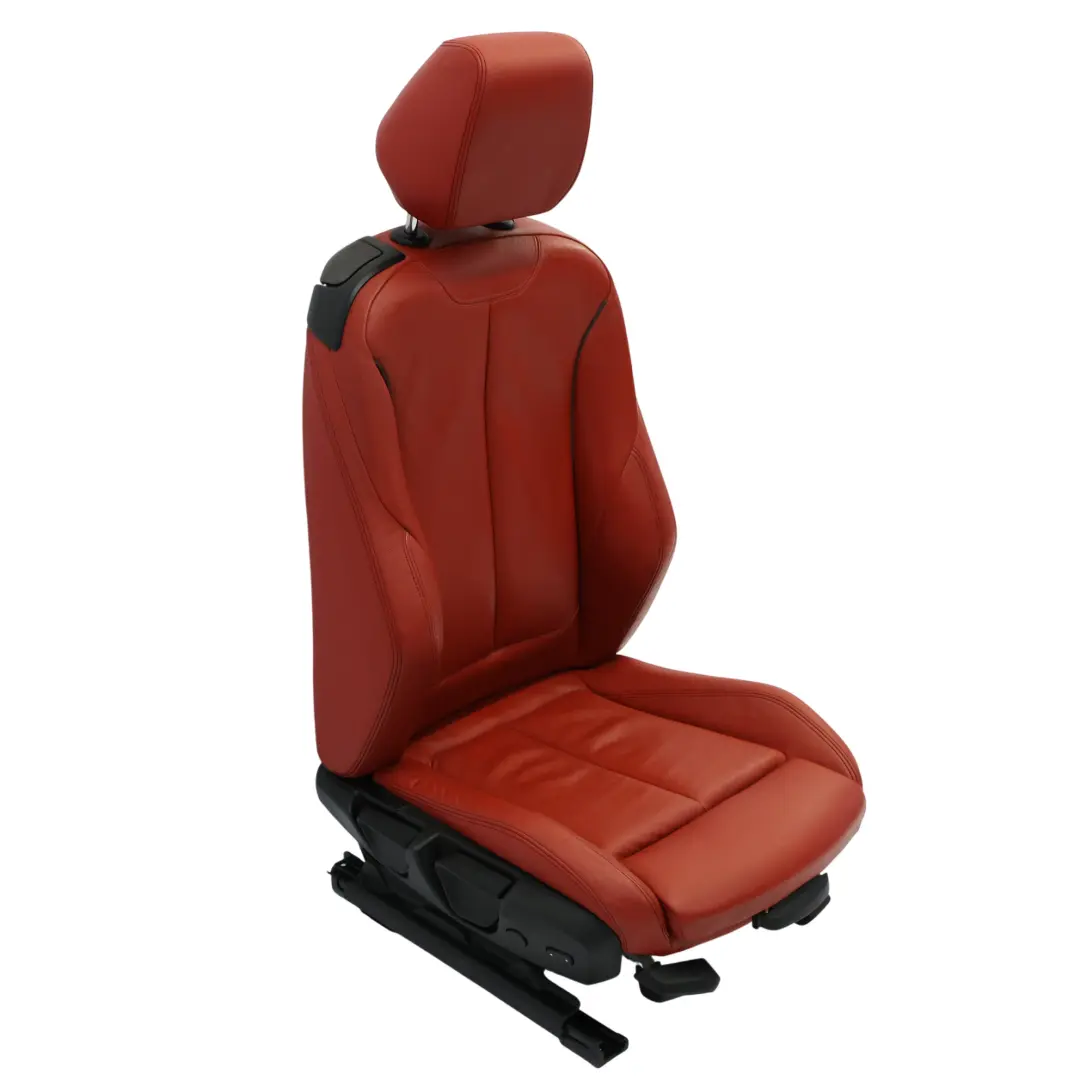 Siège Avant Droit Chauffant Sport Cuir Korall Avec Accents Rouges Noir pour BMW F32 à propos du numéro de pièce 7392472 BMW F32 Siège Avant Droit Chauffant Sport Cuir Korall Avec Accents Rouges Noir - SKU 7392472-6 - Numéro de pièce 7392472