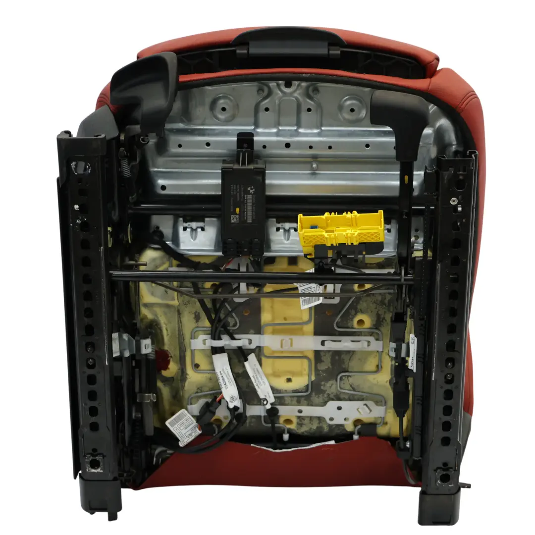 BMW F32 Asiento Delantero Derecho Sport Calefaccionado Cuero Acento Rojo Negro - SKU 7392472-6 - Número de pieza 7392472