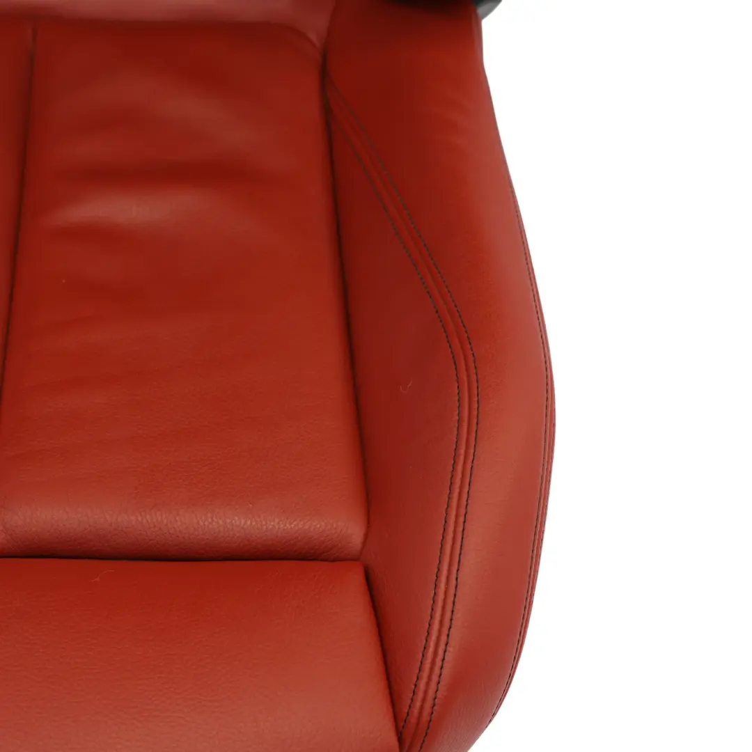 BMW F32 Front Seat Right O/S Sport Heated Leather Dakota Korall Red Accent Black - SKU 7392472-6 - Part number 7392472