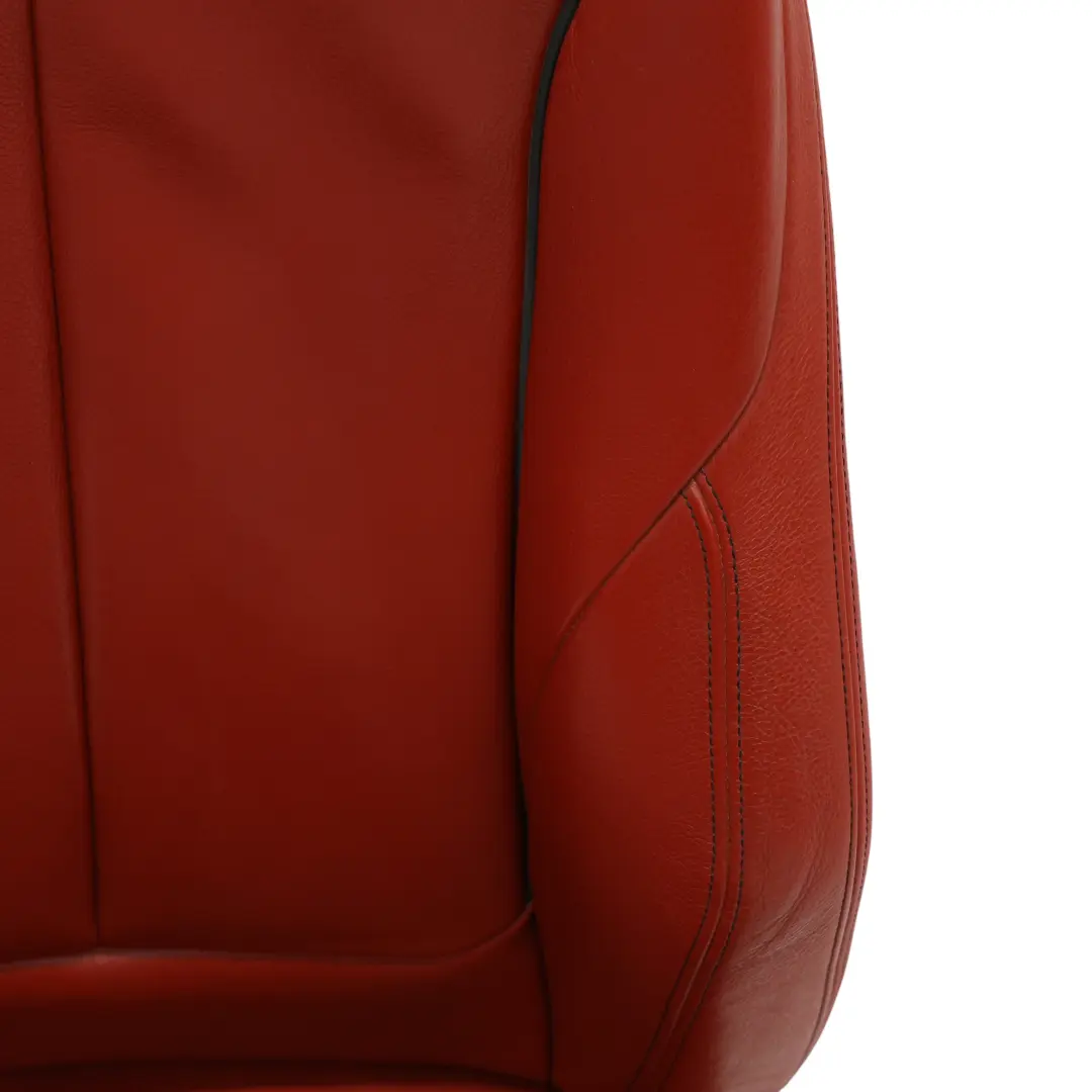 BMW F32 Asiento Delantero Derecho Sport Calefaccionado Cuero Acento Rojo Negro - SKU 7392472-6 - Número de pieza 7392472