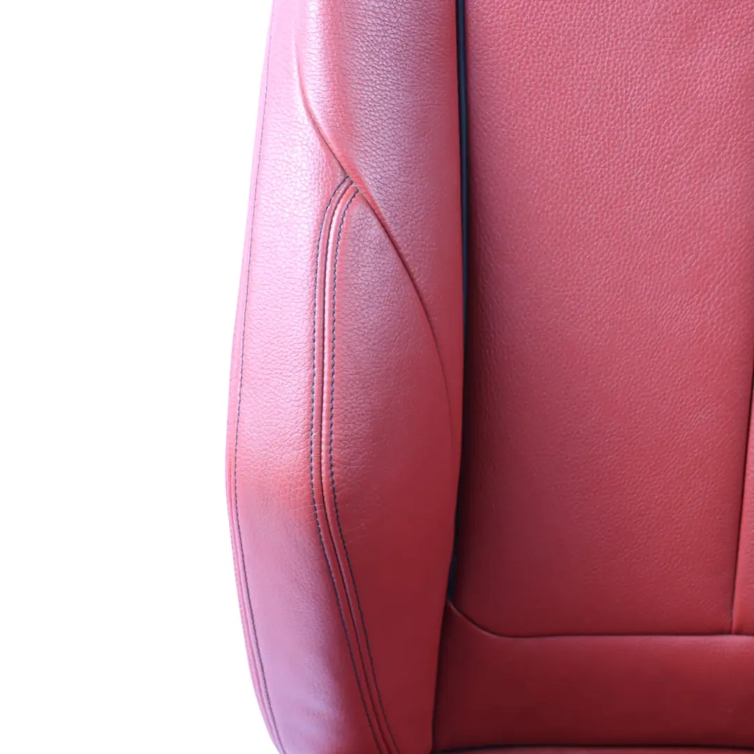 BMW F36 M Sport Seat Front Left N/S Interior Leather Korall-Rot Red Black Stitch - SKU 7392475-2 - Part number 7392475