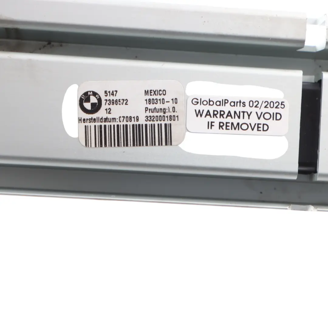 BMW X4 G02 F97 X3M F98 X4M Maletero Maletero Portaequipajes Riel Derecho - SKU 7396572 - Número de pieza 7396572