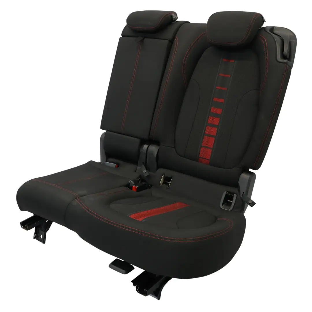 Sedile Posteriore Sinistro Interno Panca Tessuto Gara Antracite Rosso per BMW F46 con numero di parte 7407557 BMW F46 Sedile Posteriore Sinistro Interno Panca Tessuto Gara Antracite Rosso - SKU 7407557 - Numero di parte 7407557