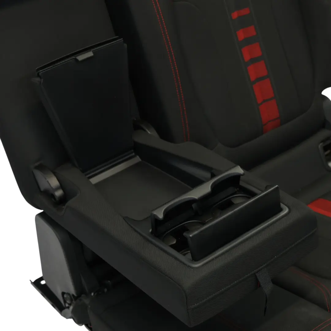 Asiento Trasero Izquierdo Interior Banqueta Tela Race Antracita Rojo BMW F46 - SKU 7407557 - Número de pieza 7407557