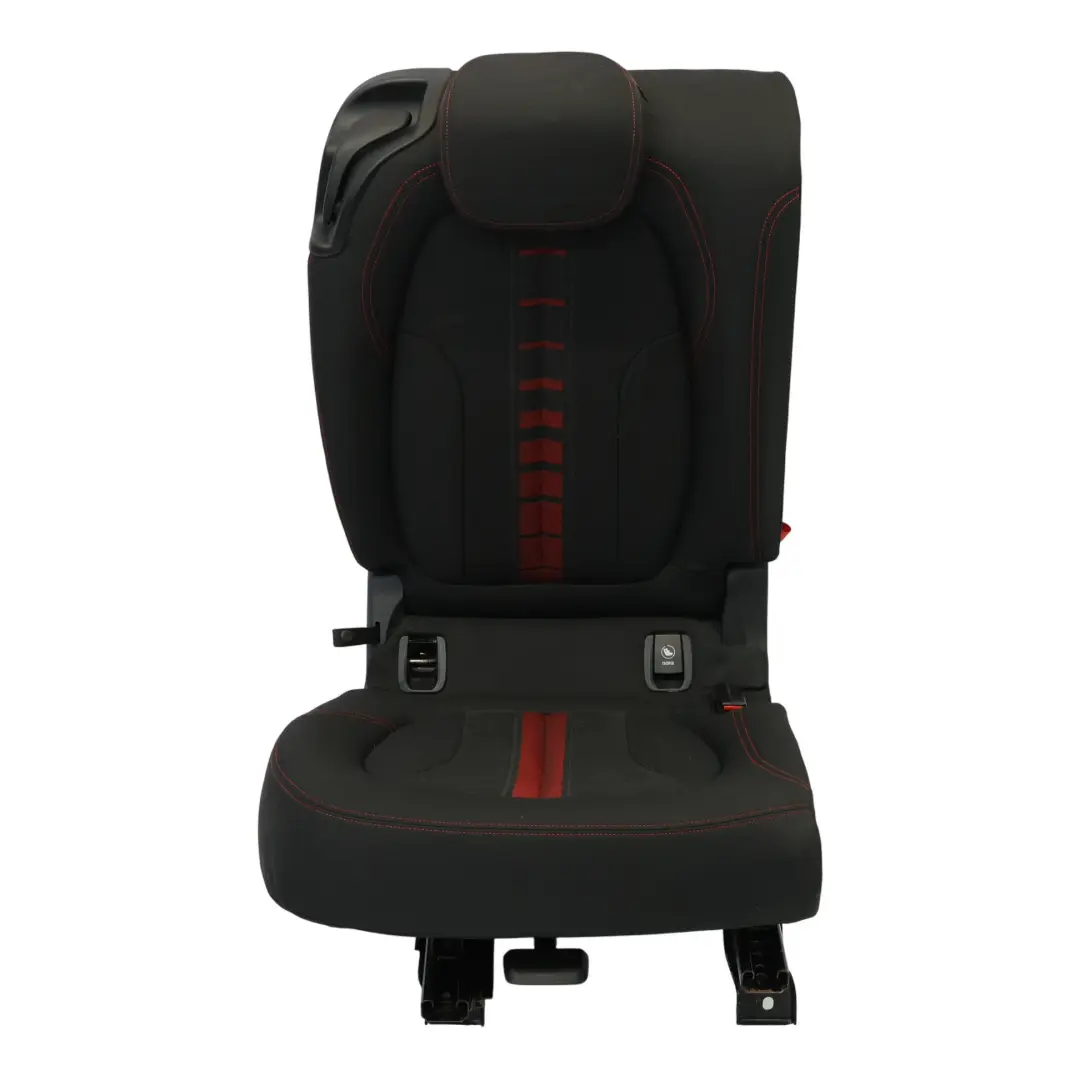 BMW F46 Asiento Trasero Derecho Interior Banqueta Tela Race Antracita Rojo - SKU 7407558 - Número de pieza 7407558