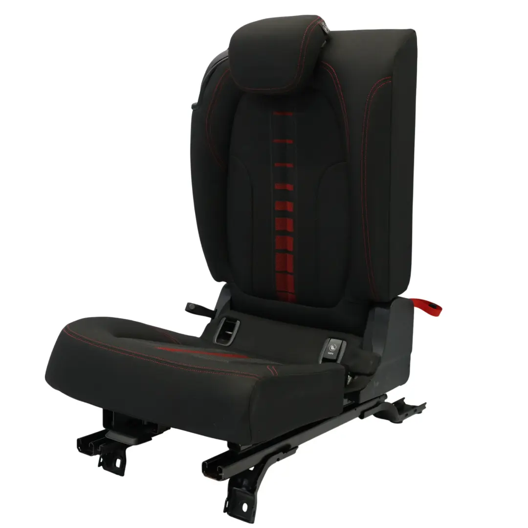 BMW F46 Asiento Trasero Derecho Interior Banqueta Tela Race Antracita Rojo - SKU 7407558 - Número de pieza 7407558