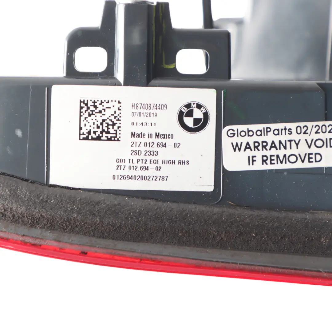 X3M F97 Rear Tail Light Lamp LED Inner Right O/S to BMW with Part number 7408744 BMW X3M F97 Rear Tail Light Lamp LED Inner Right O/S - SKU 7408744 - Part number 7408744