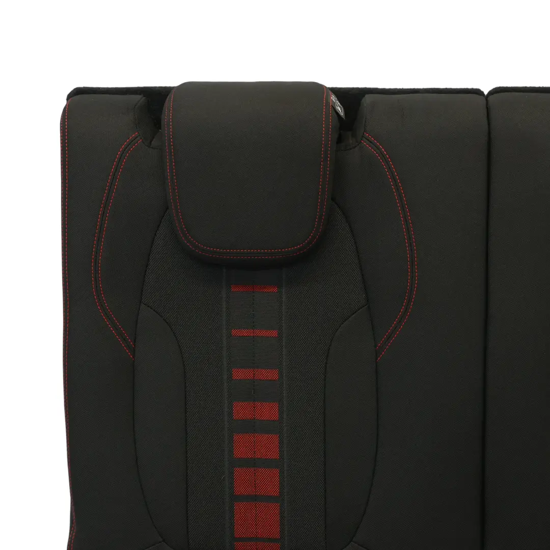 3rd Seat Row Cover Backrest Third Row Fabric Race Anthracite Red to BMW F46 Rear with Part number 7411371 BMW F46 Rear 3rd Seat Row Cover Backrest Third Row Fabric Race Anthracite Red - SKU 7411371 - Part number 7411371