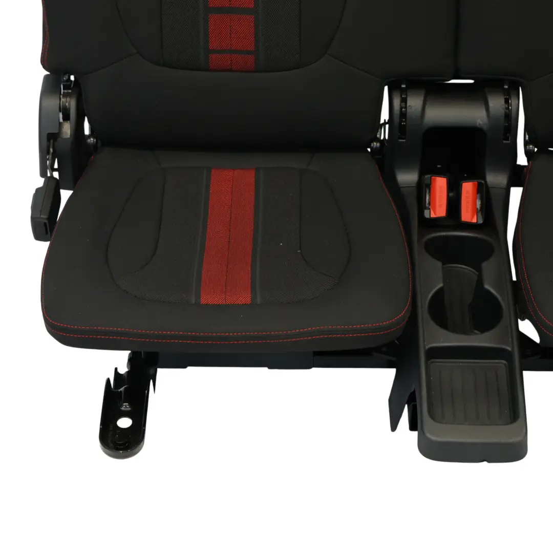 BMW F46 Rear 3rd Seat Row Cover Backrest Third Row Fabric Race Anthracite Red - SKU 7411371 - Part number 7411371