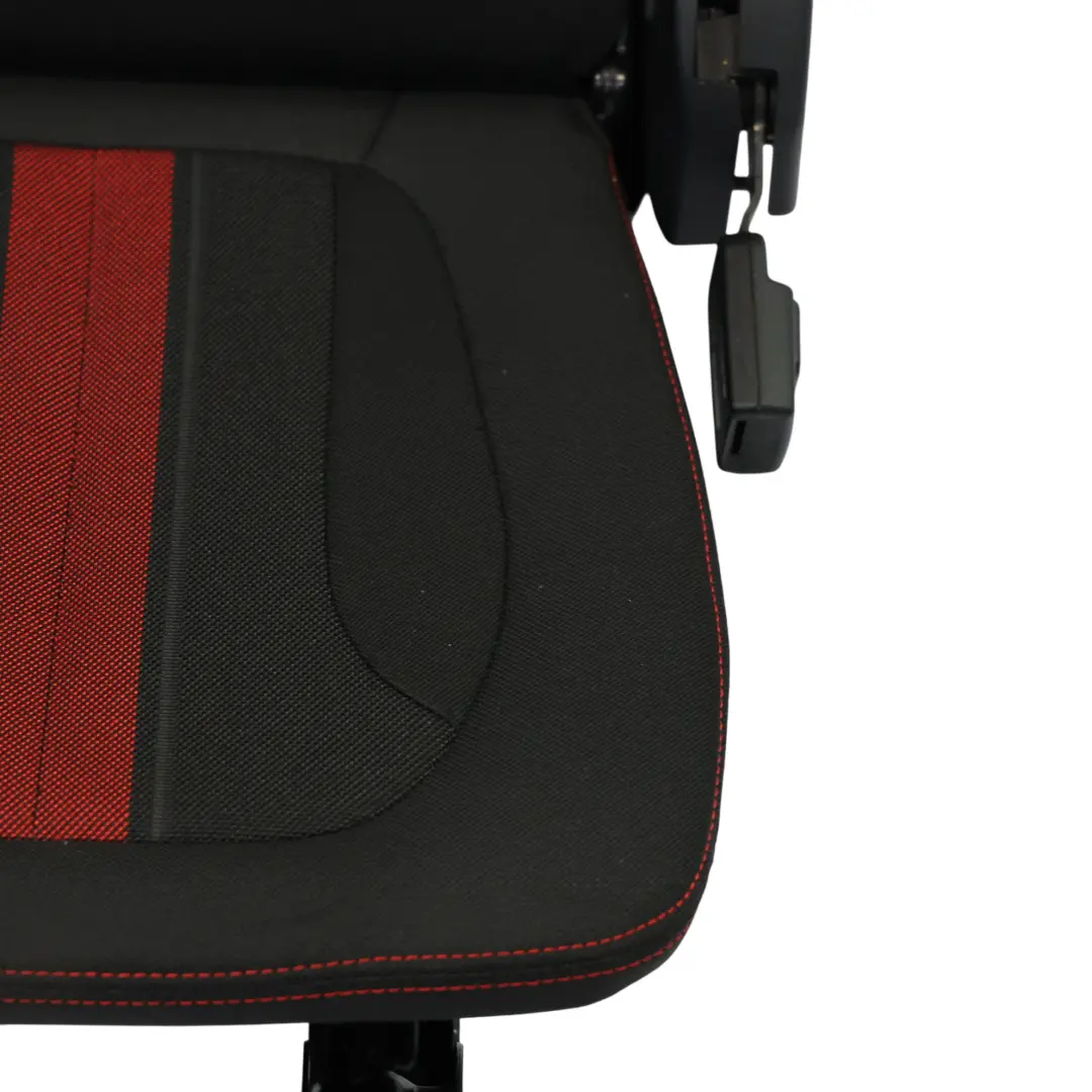 3rd Seat Row Cover Backrest Third Row Fabric Race Anthracite Red to BMW F46 Rear with Part number 7411371 BMW F46 Rear 3rd Seat Row Cover Backrest Third Row Fabric Race Anthracite Red - SKU 7411371 - Part number 7411371