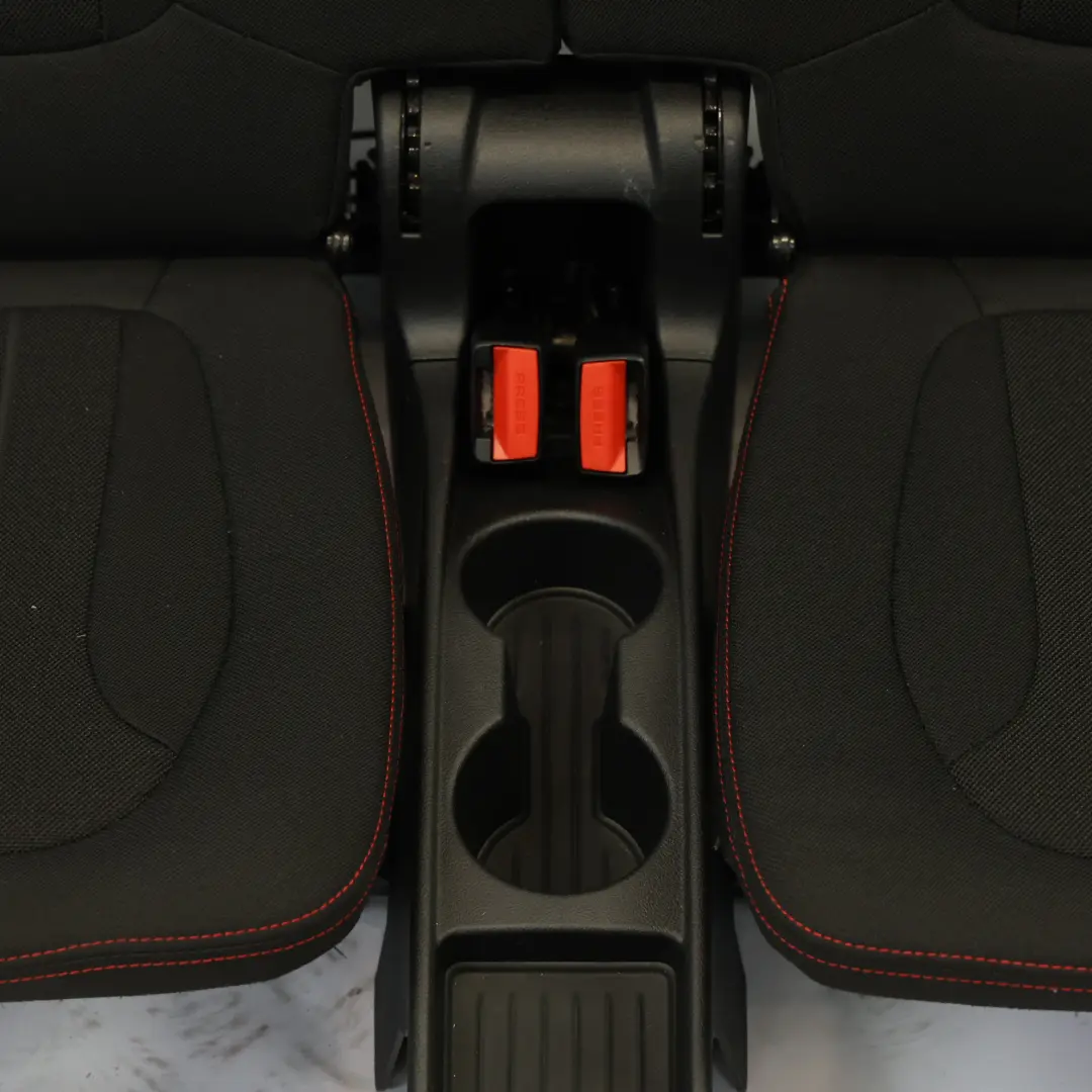 3rd Seat Row Cover Backrest Third Row Fabric Race Anthracite Red to BMW F46 Rear with Part number 7411371 BMW F46 Rear 3rd Seat Row Cover Backrest Third Row Fabric Race Anthracite Red - SKU 7411371 - Part number 7411371