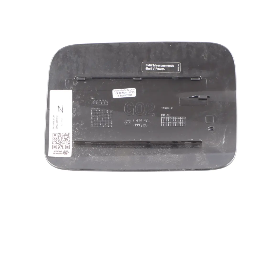 BMW X4M F98 X4 G02 Fuel Tank Fill Flap Cover Trim Sophistograu Grey - A90 - SKU 7414476-SOP - Part number 7414476