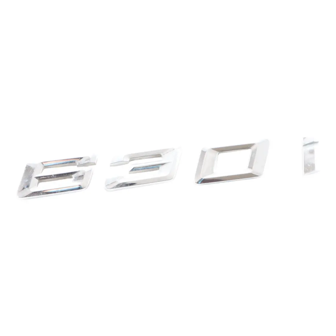 BMW G32 630i Rear Boot Trunk Lid Adhered Emblem Badge Lettering - SKU 7415339 - Part number 7415339