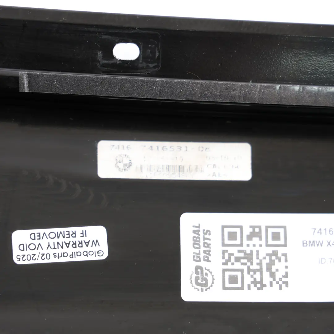 BMW F98 Hinter Tür B Säule Formteil Abdeckung Trim Panel Links - SKU 7416531 - Teilenummer 7416531