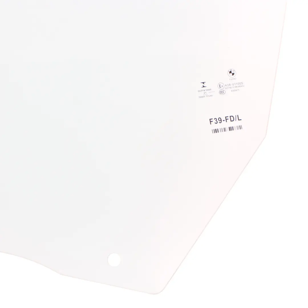 BMW X2 F39 Side Window Door Front Left N/S Glass Glazing AS2 - SKU 7420395 - Part number 7420395