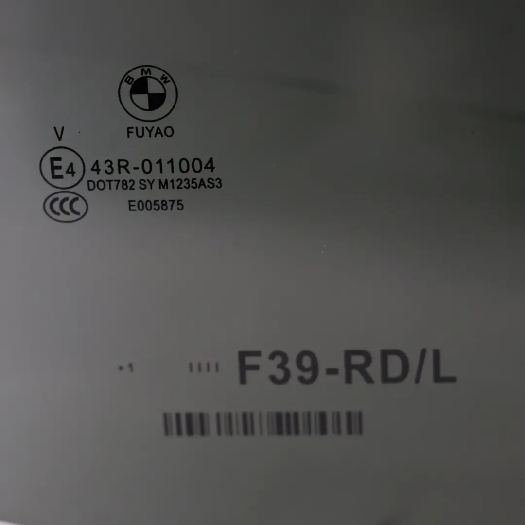  Vitre Latérale De Porte Arrière Gauche Teintée AS3 Pour BMW X2 F39 Réf - SKU 7420419 - Numéro de pièce 7420419