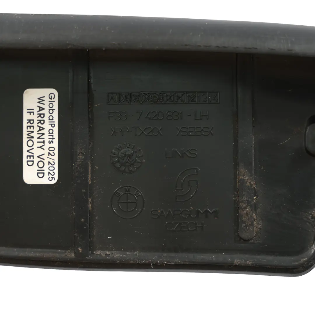 BMW X2 F39 Gap Cover Säule B Tür Hinten Links Schwarz Trim Strip Pillar - SKU 7420831 - Teilenummer 7420831