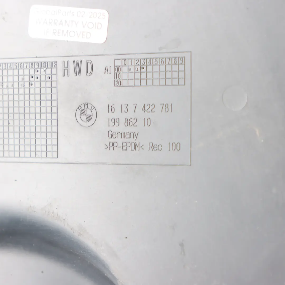 BMW F45 Heckkohlefilter Unterbodenschutz Abdeckblech - SKU 7422781 - Teilenummer 7422781