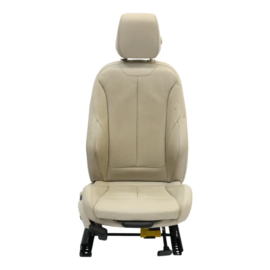 BMW F30 F31 F34 F36 LCI M Sportsitz Vorne Rechts Beheizt Leder Oyster - SKU 7424226-1 - Teilenummer 7424226