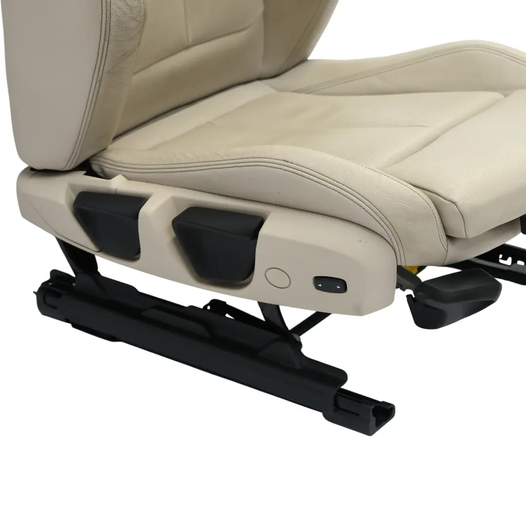 BMW F30 F31 F34 F36 LCI M Sportsitz Vorne Rechts Beheizt Leder Oyster - SKU 7424226-1 - Teilenummer 7424226