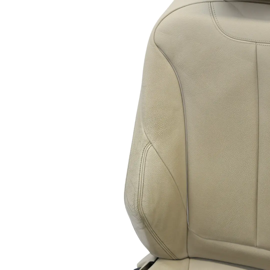 BMW F30 F31 F34 F36 LCI M Sportsitz Vorne Rechts Beheizt Leder Oyster - SKU 7424226-1 - Teilenummer 7424226