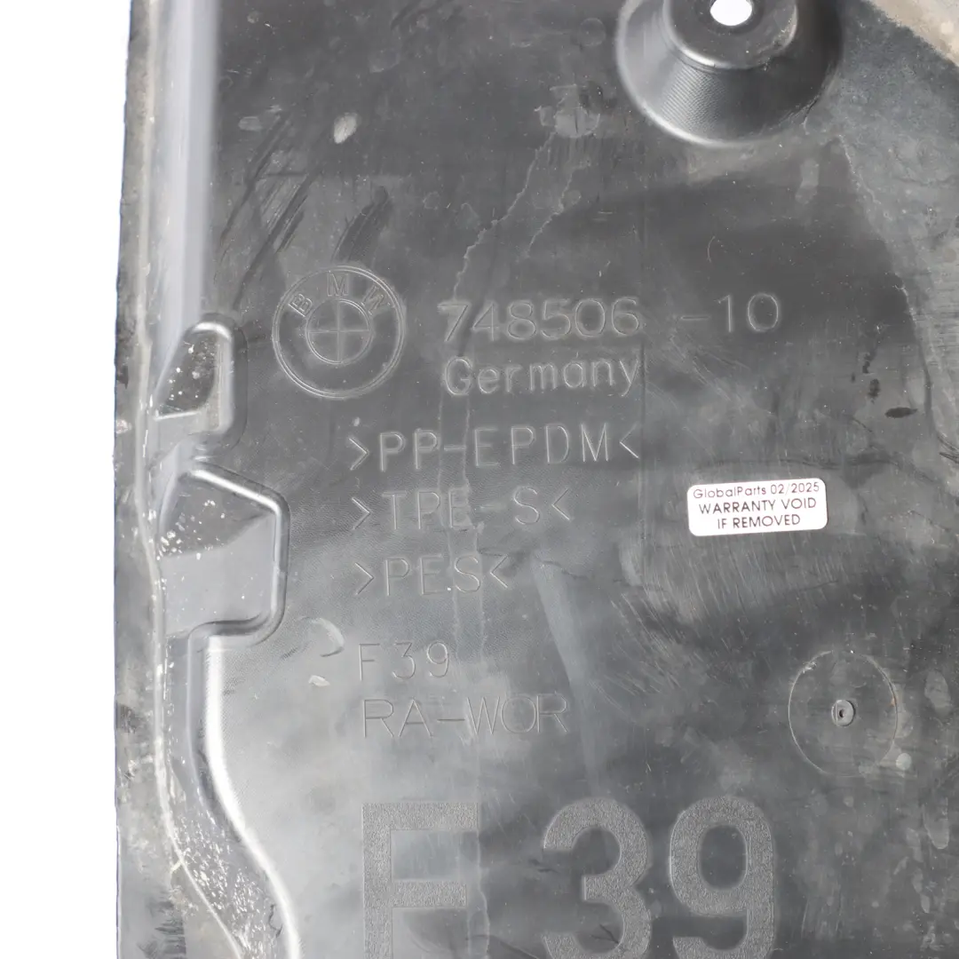 Arch Front Right O/S Cover Housing Splash Guard to BMW X2 F39 Wheel with Part number 7427918 BMW X2 F39 Wheel Arch Front Right O/S Cover Housing Splash Guard - SKU 7427918 - Part number 7427918