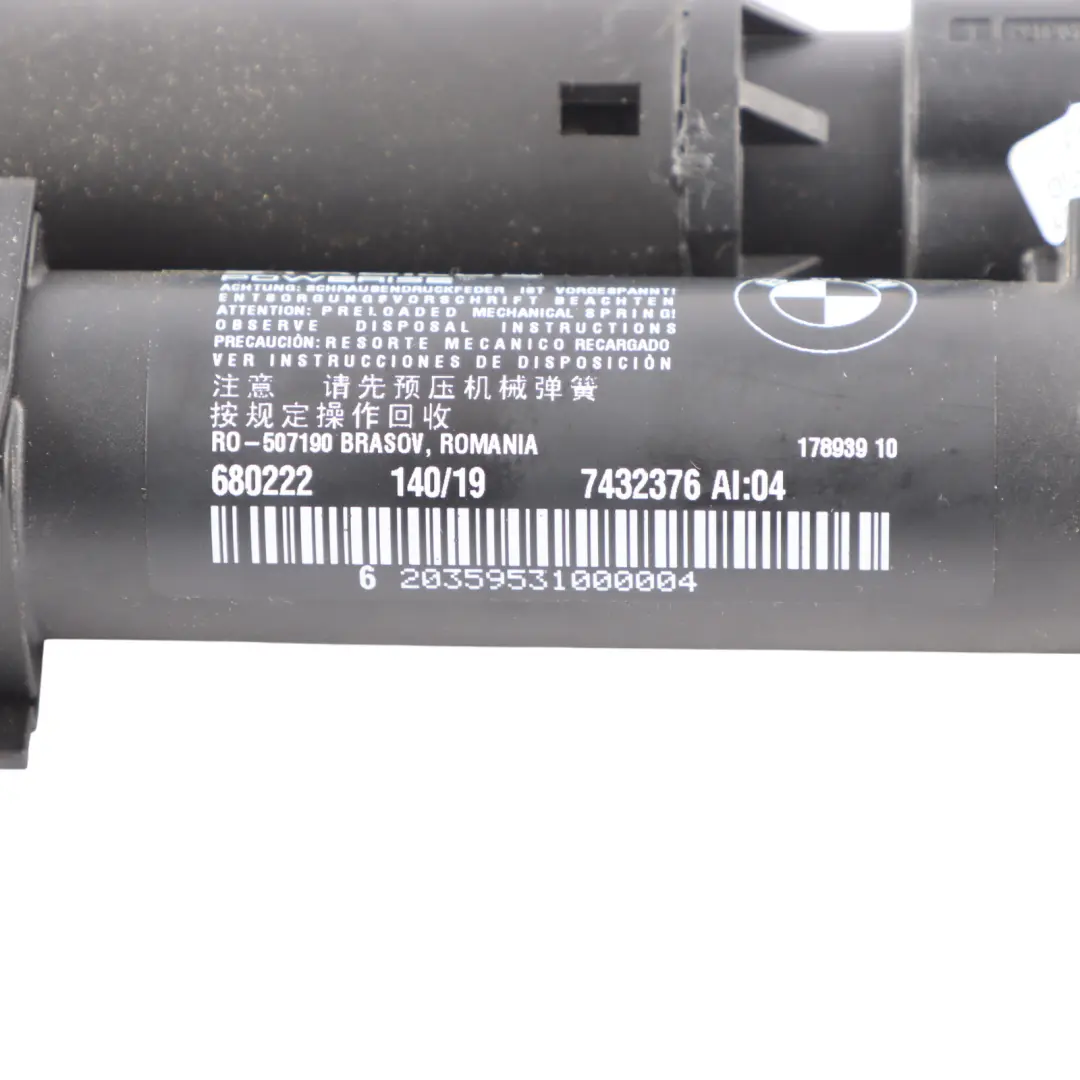 Strut Tailgate Spindle Drive Rear Right O/S Trunk Lid to BMW F36 Gran Coupe with Part number 7432376 BMW F36 Gran Coupe Strut Tailgate Spindle Drive Rear Right O/S Trunk Lid - SKU 7432376-1 - Part number 7432376