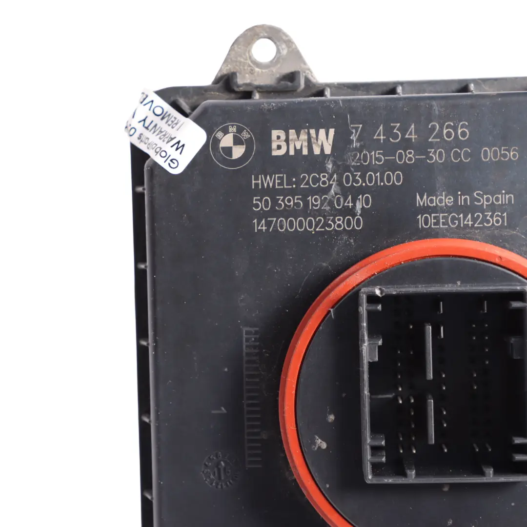 BMW F20 F21 F22 F30 F32 F36 LCI Headlight LED Module Lamp Control Unit - SKU 7434266 - Part number 7434266