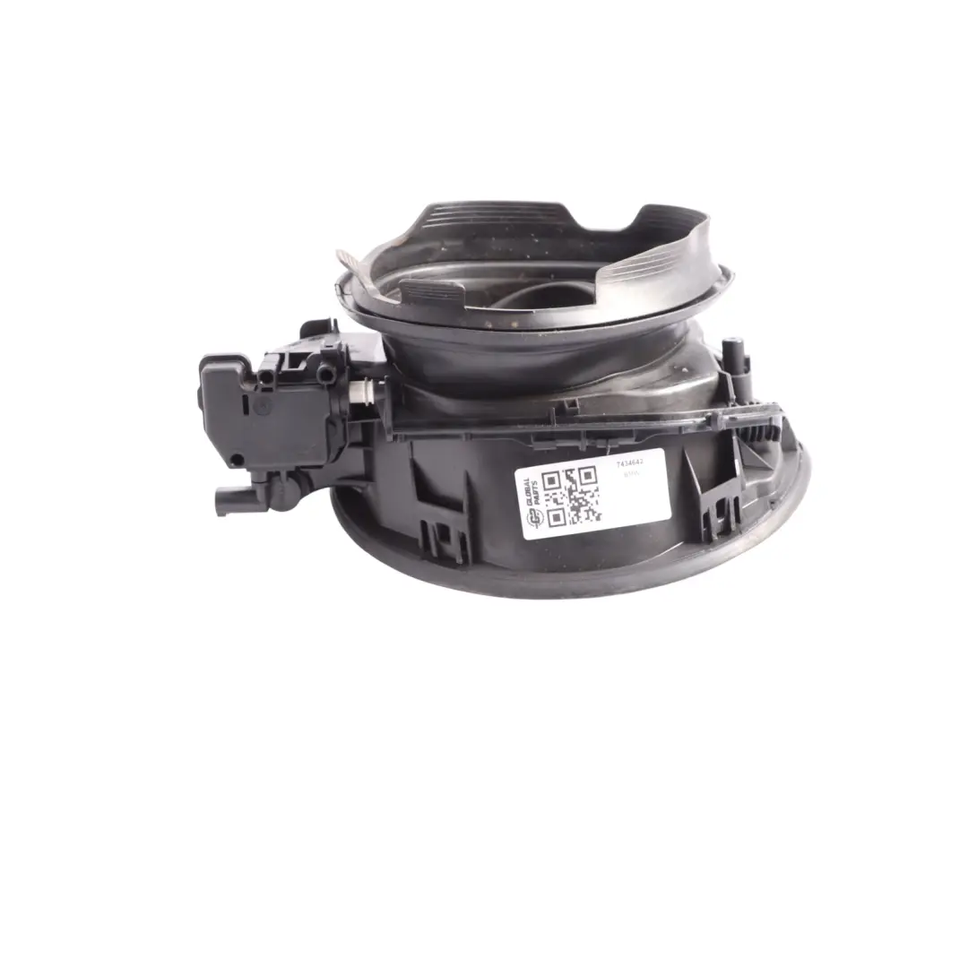 Filler Flap Cap Cover Pot Trim Recess Panel to BMW F20 F21 Fuel Tank with Part number 7434642 BMW F20 F21 Fuel Tank Filler Flap Cap Cover Pot Trim Recess Panel - SKU 7434642 - Part number 7434642