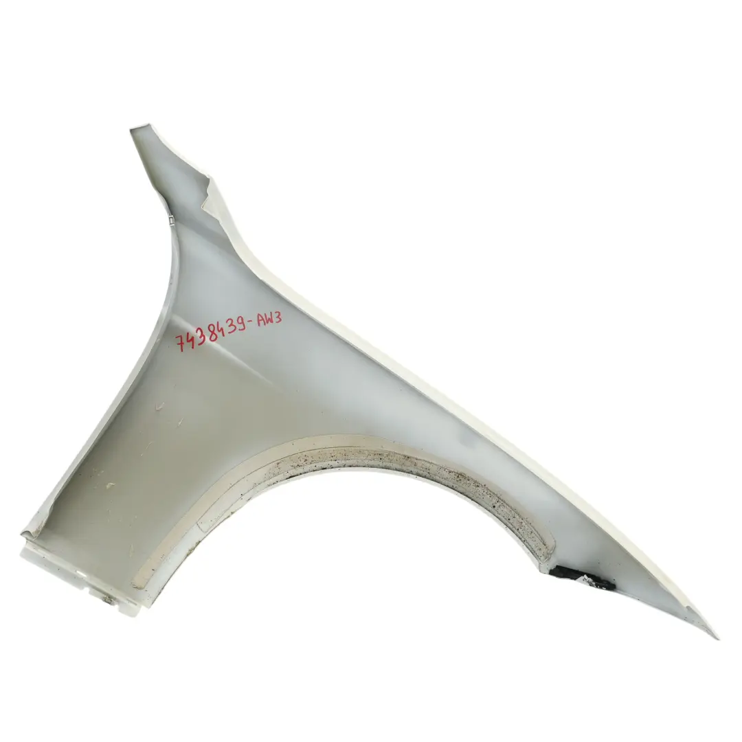 BMW F30 F31 Side Wing Panel Fender Front Left N/S Alpinweiss Alpine White - 300 - SKU 7438439-AW3 - Part number 7438439