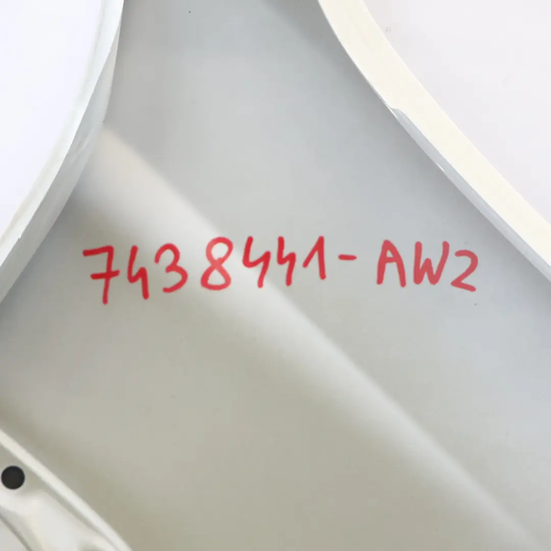 BMW F32 F33 M Sport Lateral Guardabarros Delantero Izquierdo Alpinweiss 3 - 300 - SKU 7438441-AW2 - Número de pieza 7438441