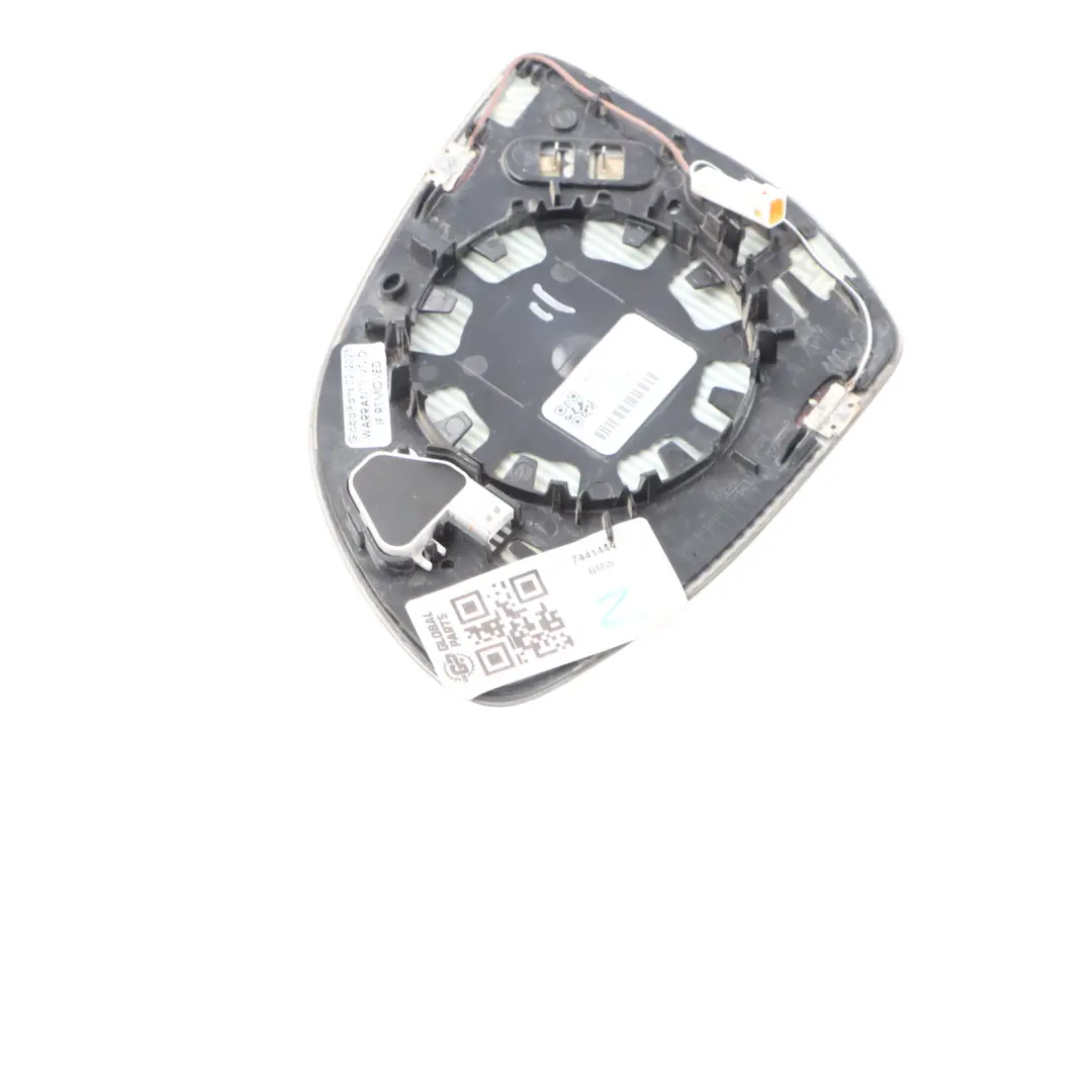 Mirror Glass Heated Wide Angle Front Right O/S to BMW G01 F97 G02 F98 G05 with Part number 7441444 BMW G01 F97 G02 F98 G05 Mirror Glass Heated Wide Angle Front Right O/S - SKU 7441444 - Part number 7441444