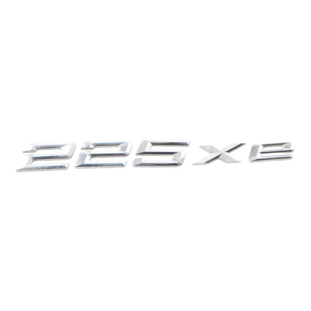 BMW F45 Rear Tailgate Bootlid Hatch Label 225xe Lettering Emblem Trim - SKU 7458633 - Part number 7458633