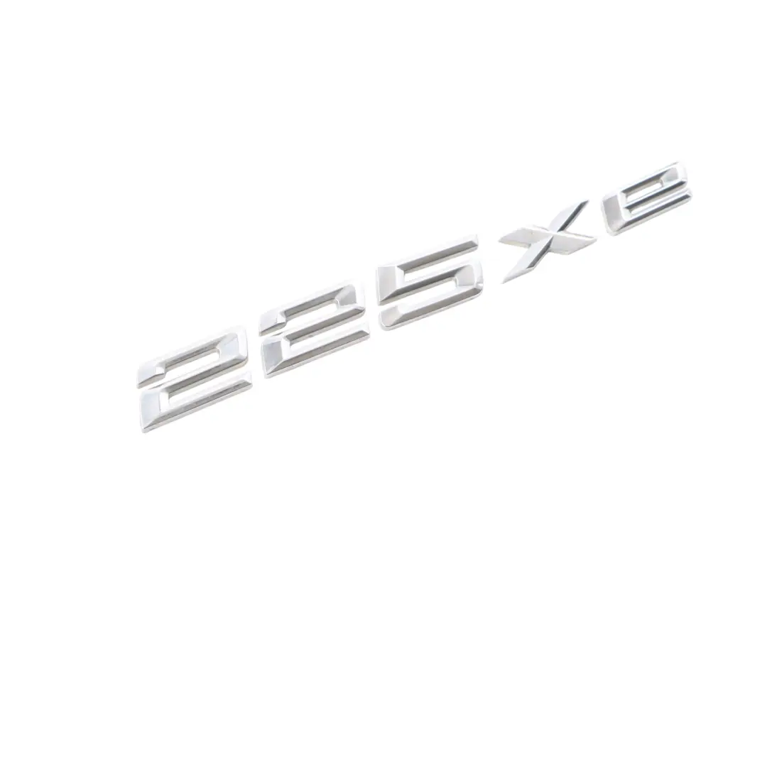 BMW F45 Rear Tailgate Bootlid Hatch Label 225xe Lettering Emblem Trim - SKU 7458633 - Part number 7458633