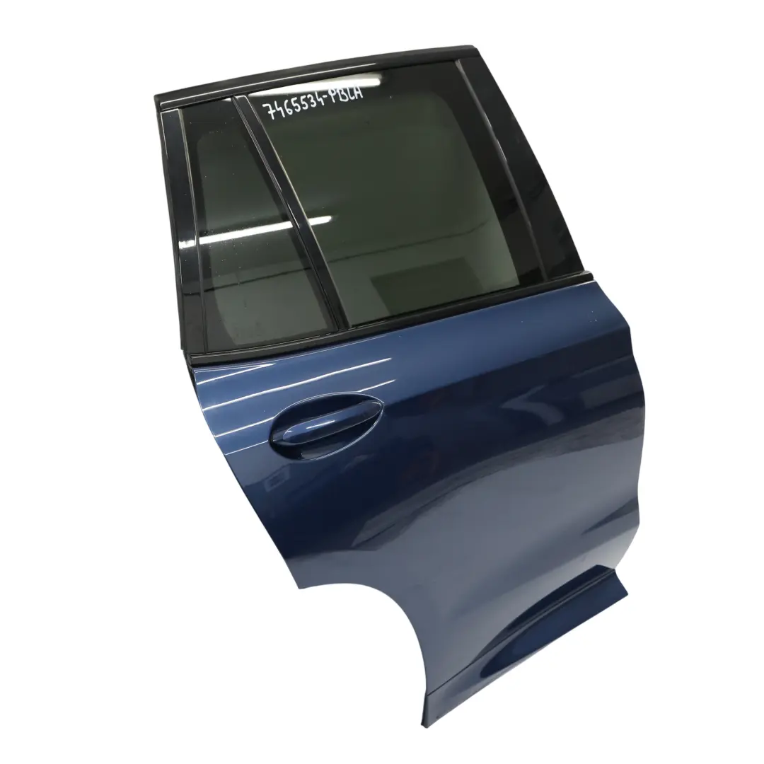 BMW X3 G01 Door Rear Right O/S Phytonic Blue Metallic - C1M - SKU 7465534-PBLA - Part number 7465534