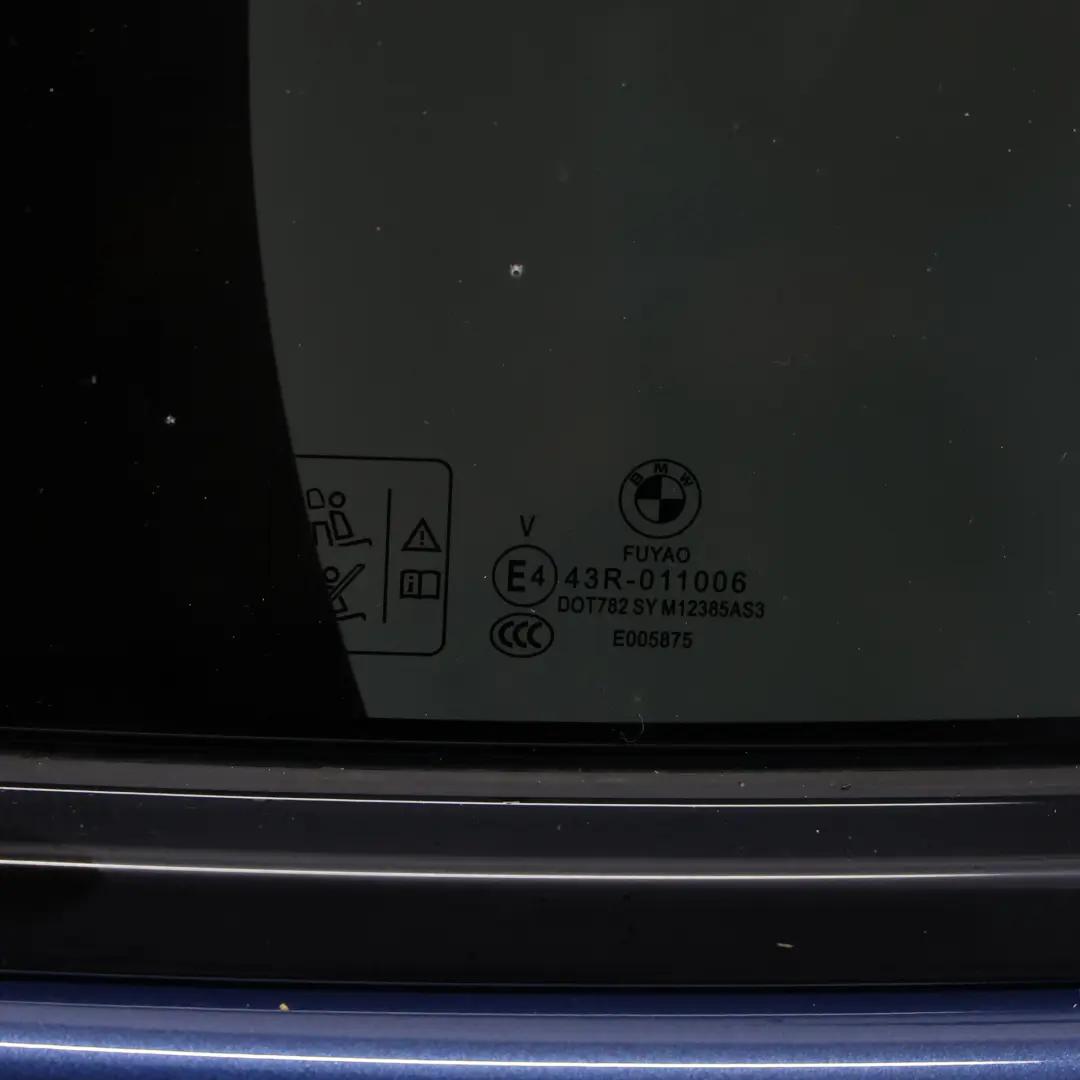 BMW X3 G01 Tür Hinten Rechts Phytonic Blau Metallic - C1M - SKU 7465534-PBLA - Teilenummer 7465534