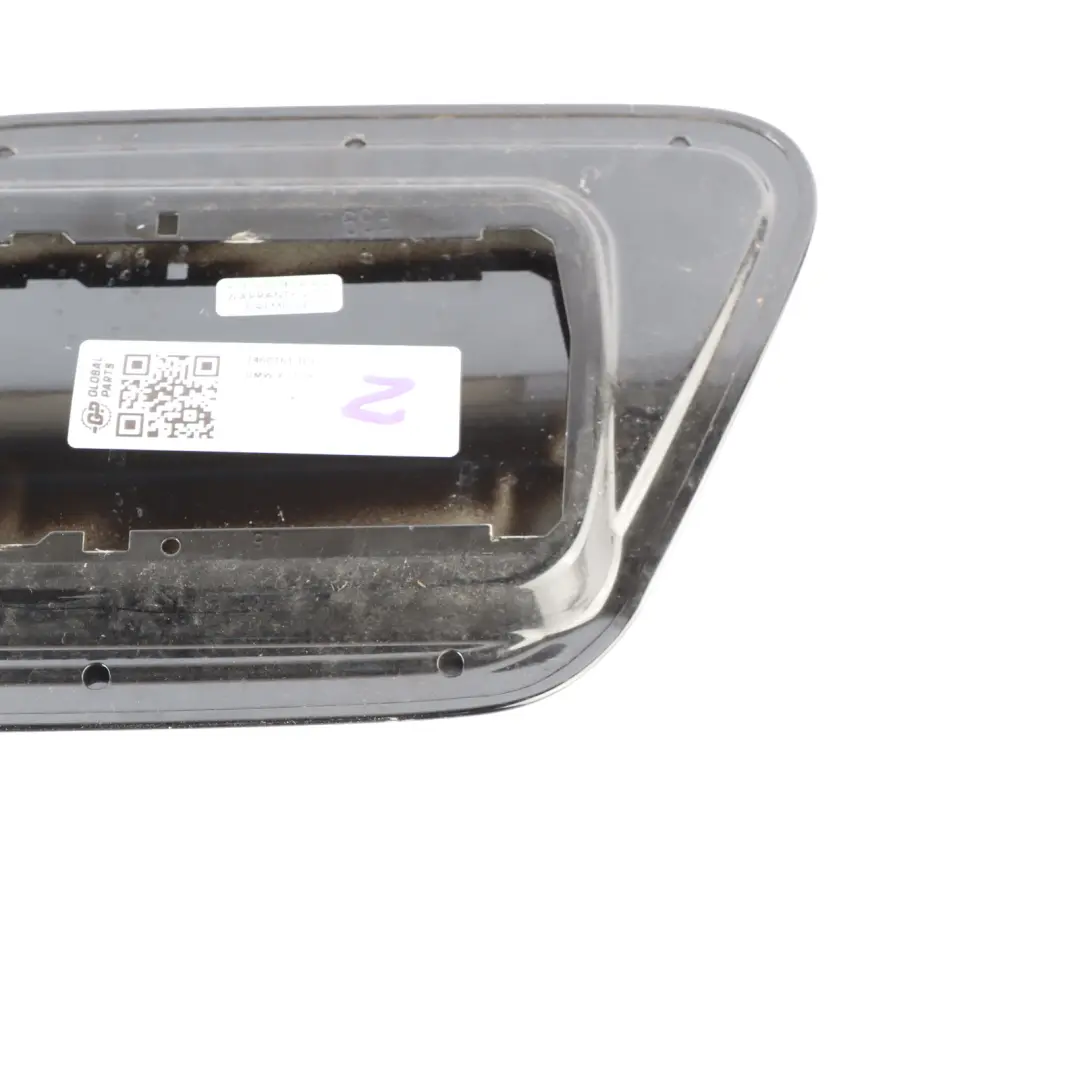 BMW X2 F39 Fuel Filler Fill-In Flap Cover Black Sapphire - 475 - SKU 7468161-BS - Part number 7468161